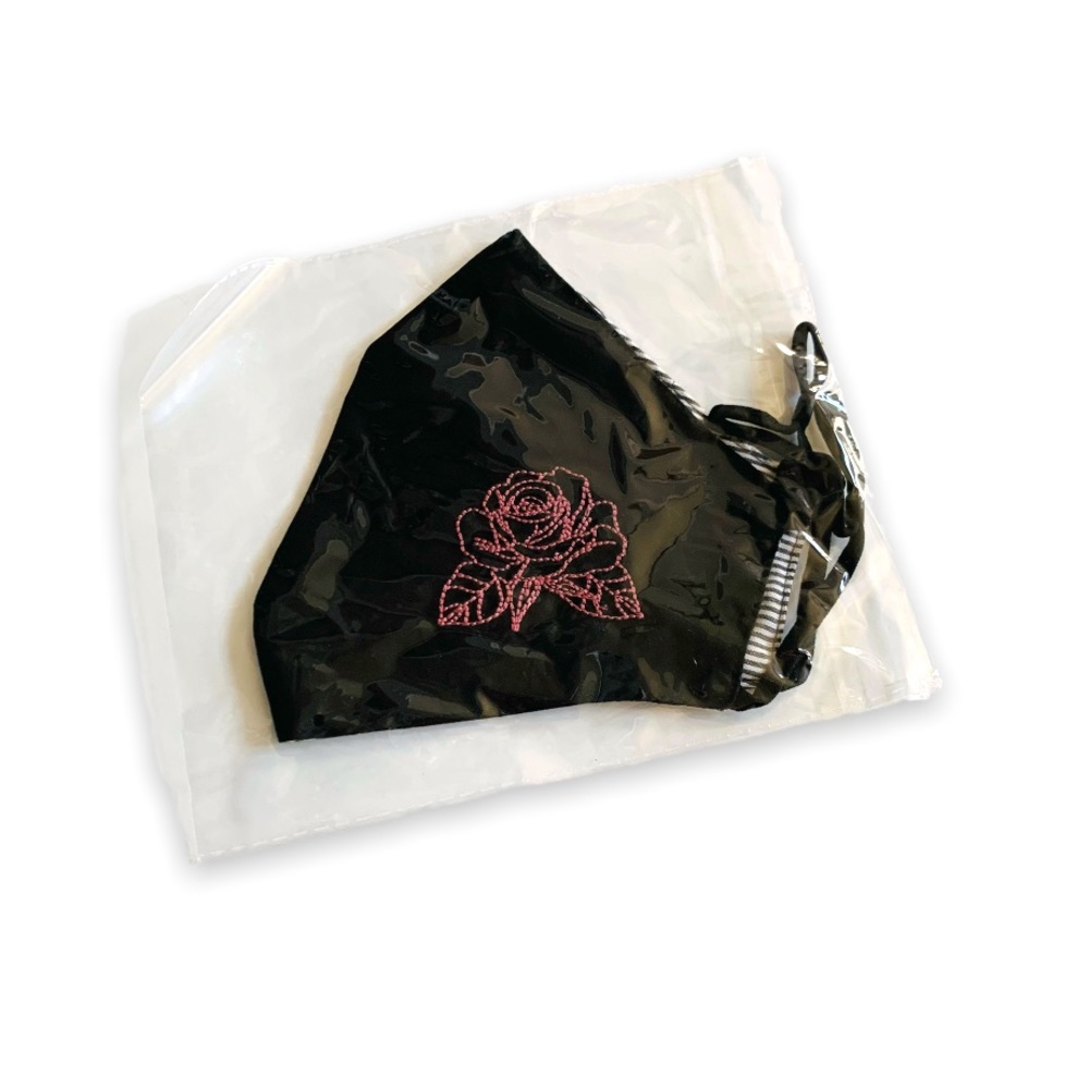 Johnny Was Embroidered Rose Mask NEW